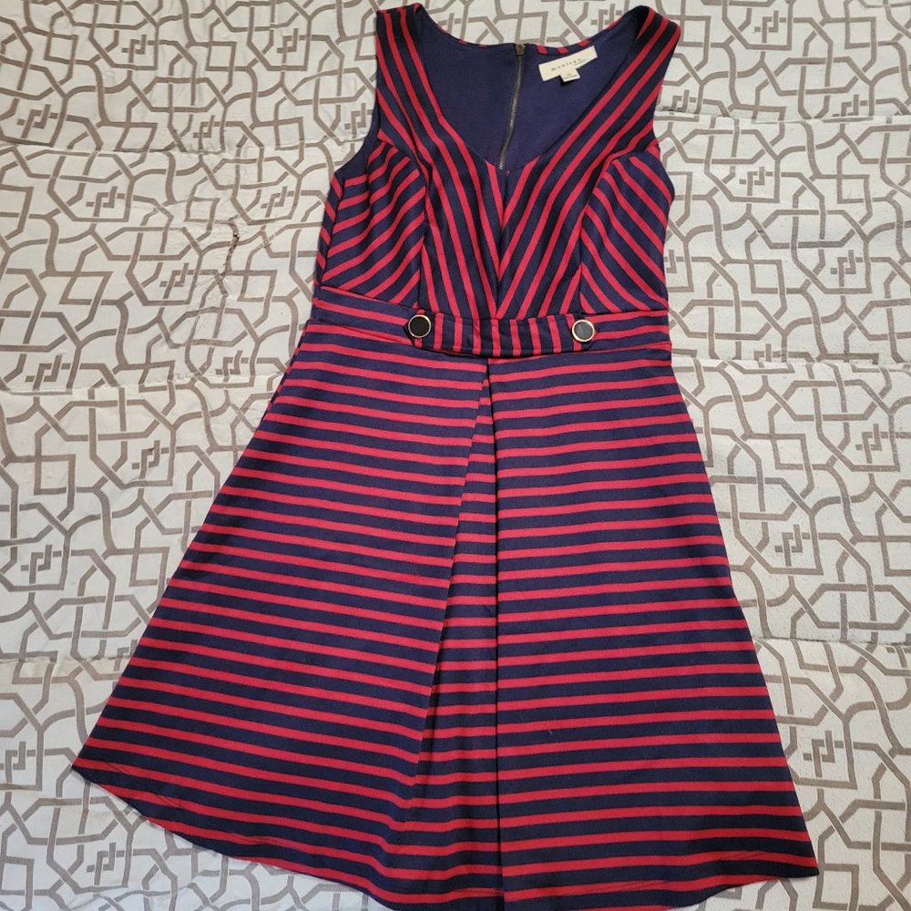 Women's Striped Sleeveless Dress